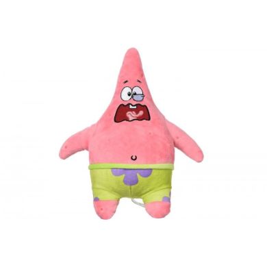 Мягкая игрушка Sponge Bob Exsqueeze Me Plush Patrick Burp со звуком 30 см EU690903