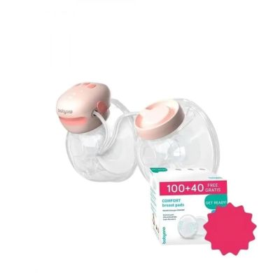 Набор акционный двойной молокоотсос TWINNY и лактационные вкладки COMFORT/Babyono 1002А