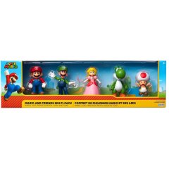 Набір ексклюзивних ігрових фігурок SUPER MARIO МАРІО ТА ДРУЗІ (5 фігурок, 6 сm) Super Mario 400904