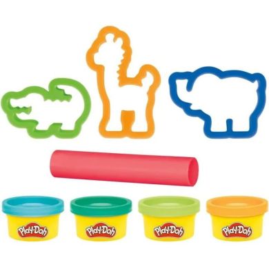 Набор массы для лепки Мини сафари с аксессуарами Play-Doh G0543
