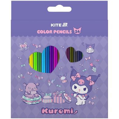 Олівці кольорові, 24 шт. Hello Kitty Kite HK25-055