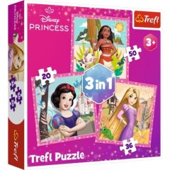 Пазлы 3in1 Princess Красивые цветы 34875