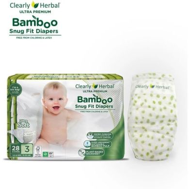 Подгузники Clealry Herbal Bamboo, размер 3 (5,5-8 кг), 28 шт. 850004427699, M