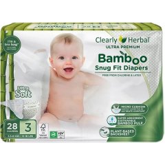 Подгузники Clealry Herbal Bamboo, размер 3 (5,5-8 кг), 28 шт. 850004427699, M
