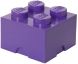 Чотирьохточковий фіолетовий контейнер для зберігання Х4 Lego 40031749
