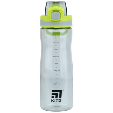 Бутылочка для воды, 650 мл, серо-зеленая Kite K21-395-03, Серый