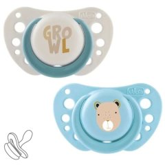 Пустышка Physioforma Air силиконовая от 2 до 6 месяцев 2шт.(мальчик) Chicco 75031.32