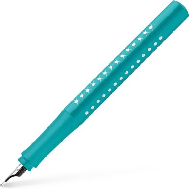 Ручка перьевая Faber-Castell Sparkle Ocean, цвет корпуса бирюзовый, перо М (0,7 мм), 140876