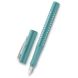 Ручка перьевая Faber-Castell Sparkle Ocean, цвет корпуса бирюзовый, перо М (0,7 мм), 140876