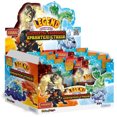 Стретч-игрушка в виде животного серии LEGEND OF ANIMALS МАКСИ &ndash; ХРАНИТЕЛИ СТИХИЙ (в диспл.) #Sbabam 162/CN23
