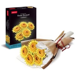 Трехмерная головоломка-конструктор серии Букет цветов Желтые подсолнухи, арт. P866h P866h