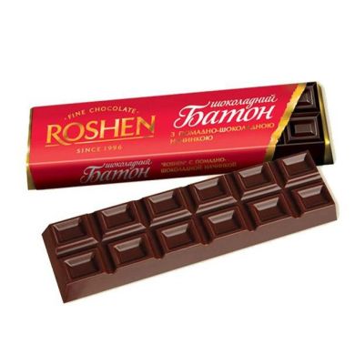 Шоколадный батончик Roshen с помадно-шоколадной начинкой 9100000303