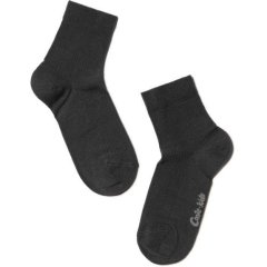 Бавовняні шкарпетки Conte CLASS Lycra графіт 13С-9СП