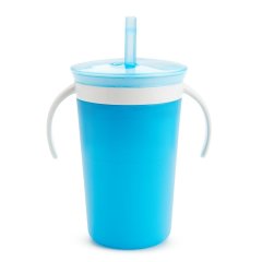 Чашка-контейнер Munchkin Snack and Sip голубая 10867.01, Голубой