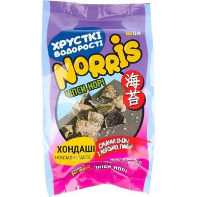 Чипси норі з хондаші 25г NORRIS 4820265550098