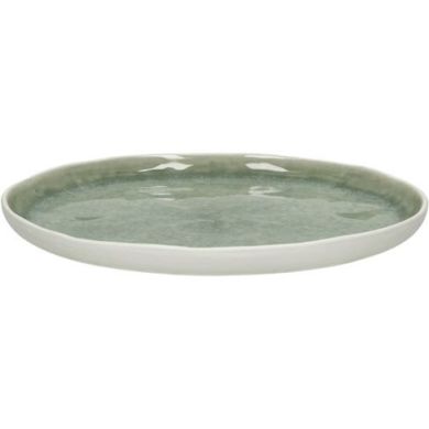 Десертная тарелка, фарфор 21&times;1,5 см, нефритовая SPIRO POMAX 40627-CEL-45