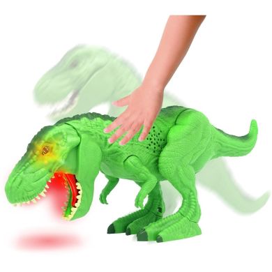 Фигурка динозавра T-Rex что рычит и кусает Mighty Megasaur 80086