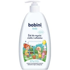 Гель для душа и шампунь 2 в 1 для детей гипоаллергенный, 500 мл. 1+ Bobini 5900931033229
