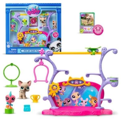 Игровой набор LITTLEST PET SHOP ШОУ ТАЛАНТОВ (2 фигурки, сцена, аксессуар.) 558