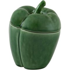 Емкость с крышкой малая Pepper зеленая Bordallo Pinheiro 65018642