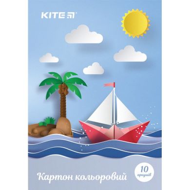 Картон цветной односторонний Kite K17-1257