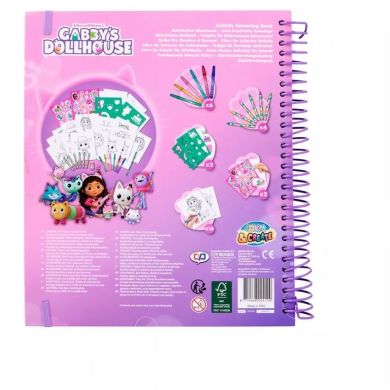 Книжка для раскраски, детская GABBY'S DOLLHOUSE Активити GD24356