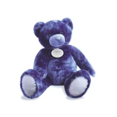 Коллекционный DouDou медведь синий XXXL 120см DC3418