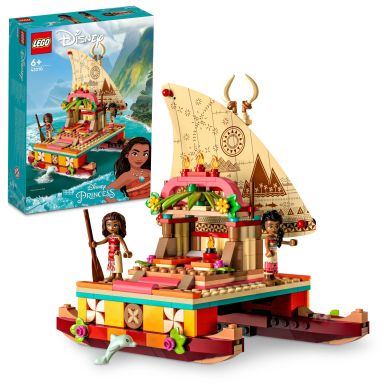 Конструктор LEGO Disney Princess Пошуковий човен Ваяни 321 деталей 43210