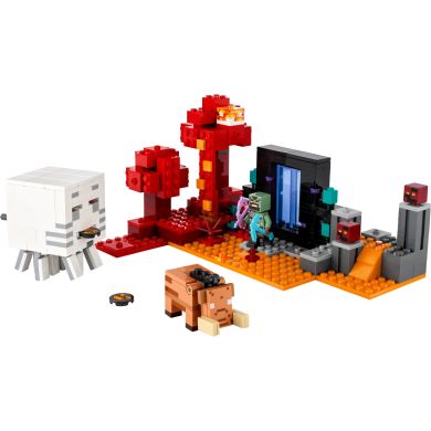 Конструктор Засідка біля порталу в Нижній світ LEGO Minecraft 21255