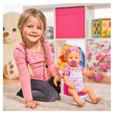 Кукольный набор Simba Пупс New Born Baby и уборная с аксессуарами 5032483