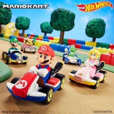 Машинка із відеогри Mario Kart Hot Wheels в асортименті GBG25