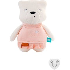 М'яка іграшка для сну MyHummy Teddy Bear Suzy з датчиком сну 5907522820251, Рожевий