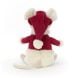 Мягкая Игрушка Веселая Мышка в блузке 18 см, Jellycat (Джелли Кэт) MER3M