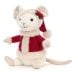 Мягкая Игрушка Веселая Мышка в блузке 18 см, Jellycat (Джелли Кэт) MER3M