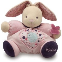 Мягкая игрушка Заяц Птичка Kaloo 23 см, цвет розовый К969857