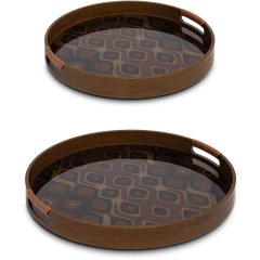 Поднос Galateo Павлин большой 39,5x39,5x4cm Rituali Domestici U31345004P00