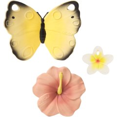 Набор прорезывателей &laquo;Бабочка&raquo;, Oli&Carol PACK-NEWBORN- BUTTERFLY