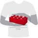 Восьмиточковий червоний контейнер висувна шухлядка Х8 Lego 40211730