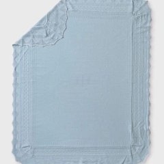 Плед вязаный 2A Голубой Mayoral 9393