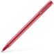 Ручка шариковая Faber-Castell Grip 2020 М красная 0.7 мм, трехгранный прозрачный корпус, 544521