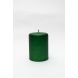 Свеча цилиндрическая 100x70 Зеленый вельвет Candele Firenze PL100070V099 8026159006917
