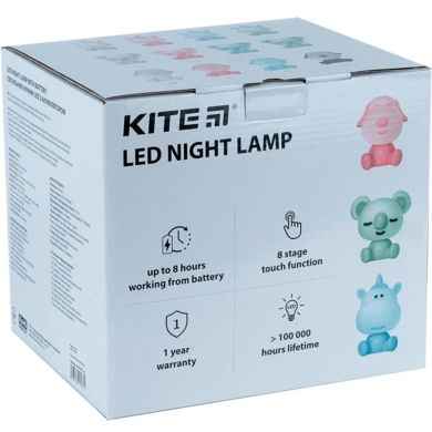 Светильник-ночник LED с аккумулятором Koala, зеленый Kite K24-491-2-4, Зелёный