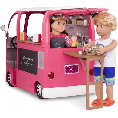 Транспорт для ляльок Our Generation Продуктовий фургон Рожевий BD37969Z