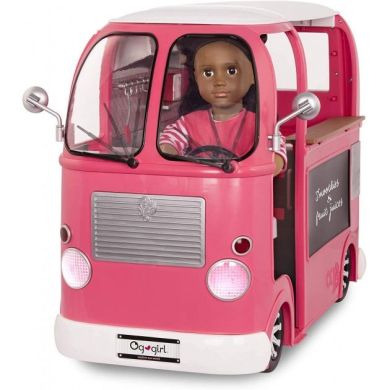 Транспорт для ляльок Our Generation Продуктовий фургон Рожевий BD37969Z