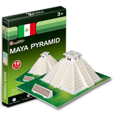Тривимірна головоломка-конструктор CubicFun Піраміда Майя S3011h