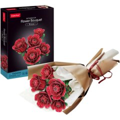 Трехмерная головоломка-конструктор серии Букет из цветов Красные розы, арт. P865h P865h