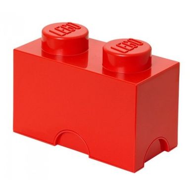 Двоточковий червоний контейнер для зберігання Х2 Lego 40021730