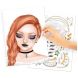 Альбом для декорування з наклейками TOPModel Make-Up Colouring Book 0413144
