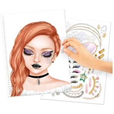 Альбом для декорування з наклейками TOPModel Make-Up Colouring Book 0413144