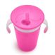 Чашка-контейнер Munchkin Snack and Sip рожева 10867.02, Рожевий